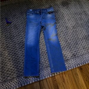 Diesel Men's Denim Blue Regular Larkee Straight Jeans